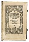 BIBLE IN ENGLISH.  Erasmus, Desiderius. The seconde tome . . . of the paraphrase . . . upon the newe testament. 1552. Lacks index